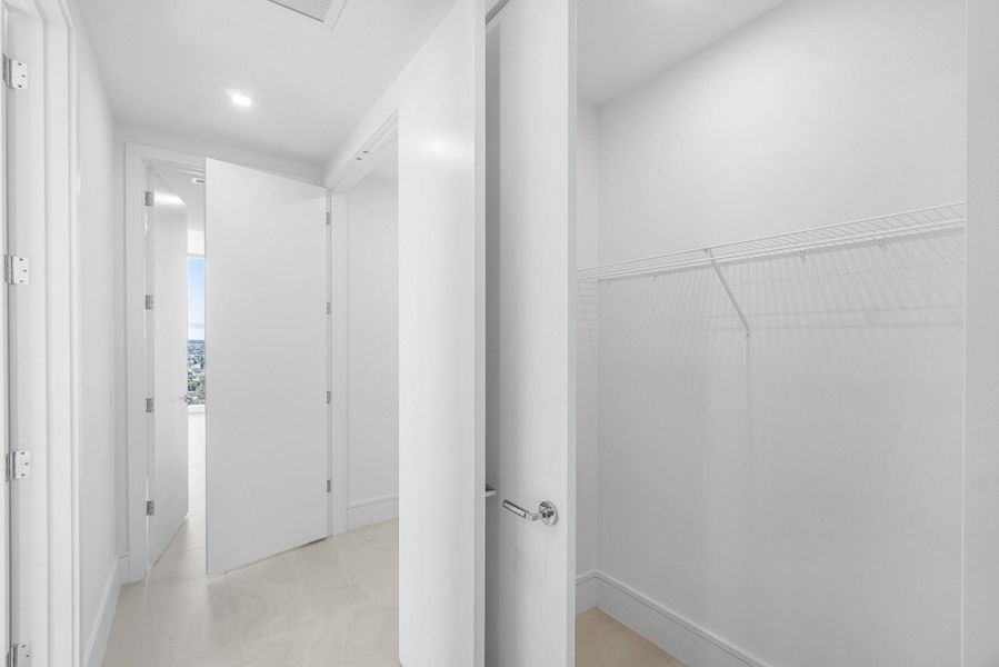 Guest Quarters Hallway - Two Closets