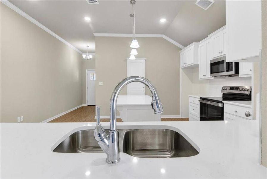 Close-up of interior finishes inside a home in , Robinson (Image 14).