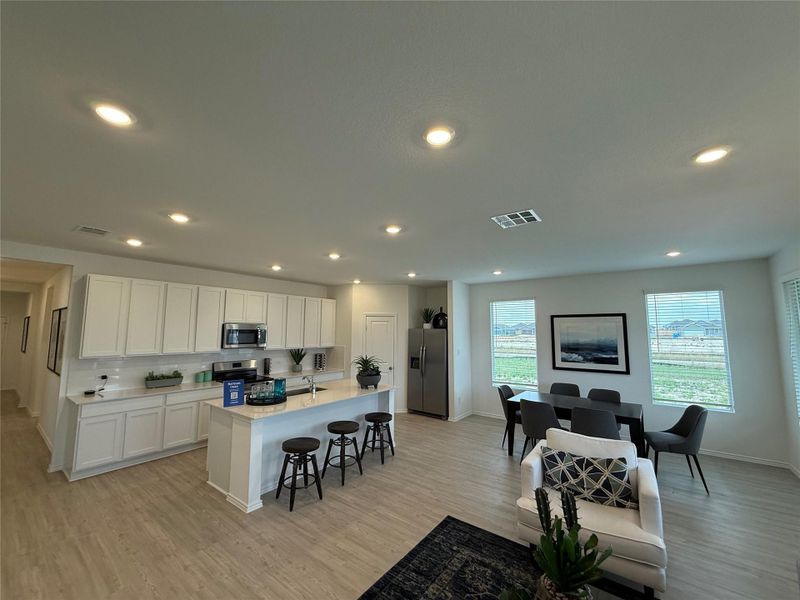 Furnished interior view inside a new home in Bertram Oaks: Classic Collection, Bertram (Image 8). Furnished interior view inside a new home in Bertram Oaks: Classic Collection, Bertram (Image 8).