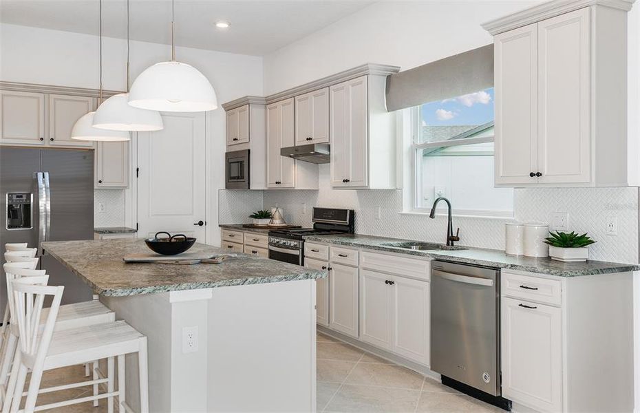 Furnished interior view inside a new home in Del Webb Sunbridge, St. Cloud (Image 6).