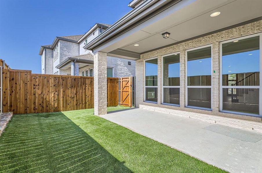 View of yard featuring a patio