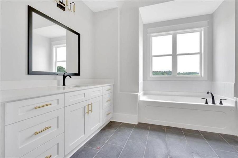 Furnished interior view inside a new home in , Rydal (Image 10).