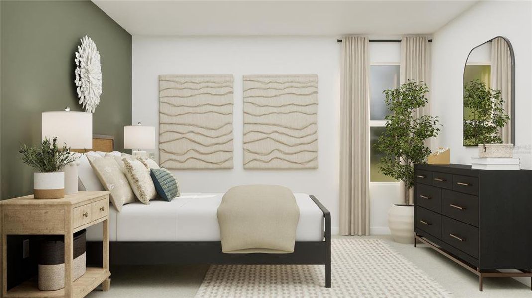 Furnished interior view inside a new home in , Davenport (Image 15).