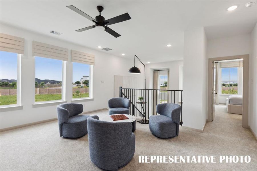 A game room large enough to entertain a crowd!  REPRESENTATIVE PHOTO