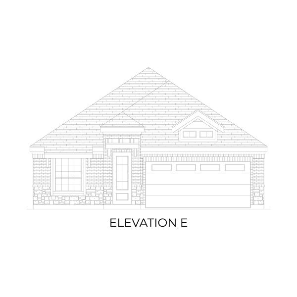 Representative rendering of the exterior for the Adams F - 50' Lot by First Texas Homes (Image 7).