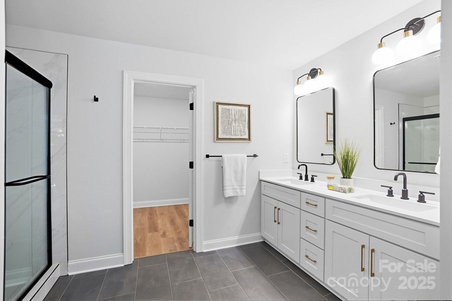 Furnished interior view inside a new home in , Charlotte (Image 27).