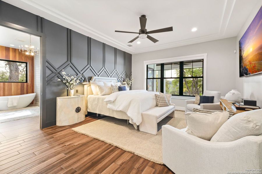 Furnished interior view inside a new home in , Bulverde (Image 10).