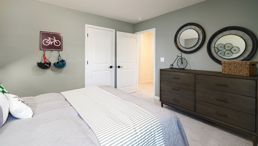 Furnished interior view inside a new home in Sylvan Creek, Denver (Image 32).
