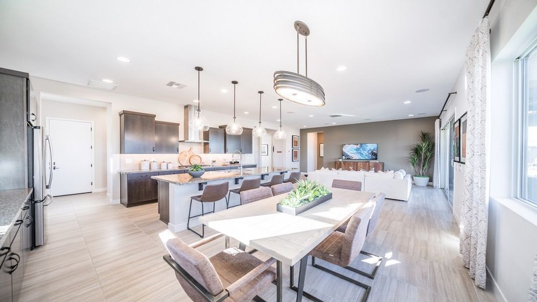 Furnished interior view inside a new home in Estrella, Goodyear (Image 18).
