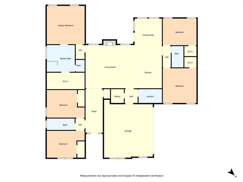 View of floor plan / room layout