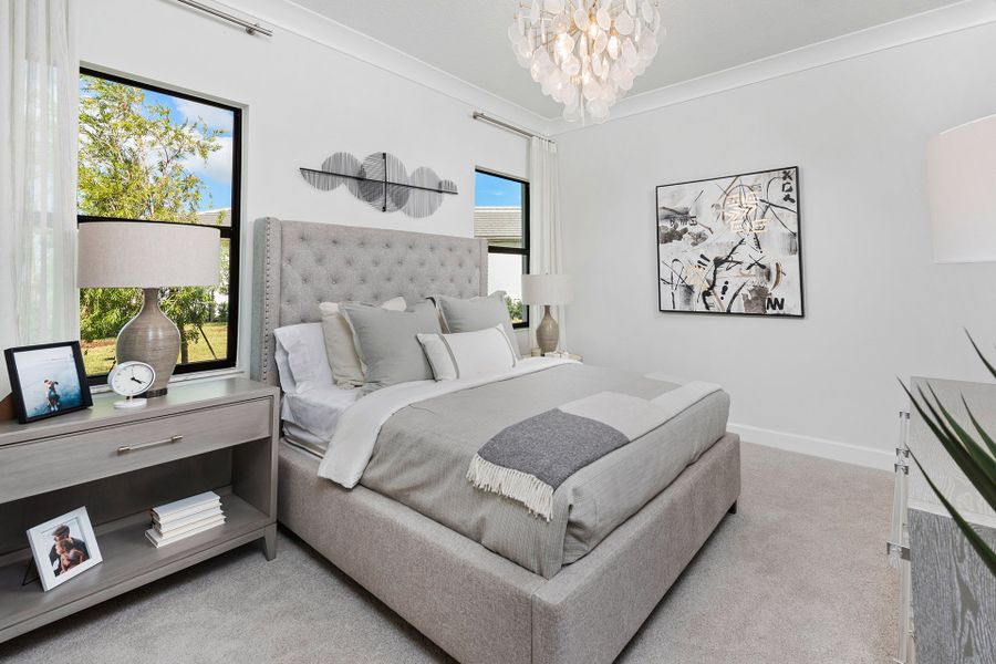 Representative furnished interior of a home built from the Michele by GL Homes in Valencia Parc at Riverland, Port St. Lucie (Image 29).