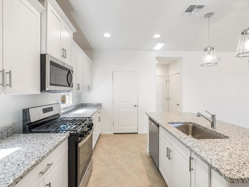 Furnished interior view inside a new home in Hanson Ridge, Vail (Image 2). Furnished interior view inside a new home in Hanson Ridge, Vail (Image 2).