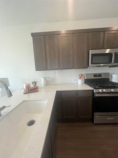 Furnished interior view inside a new home in , San Marcos (Image 3).