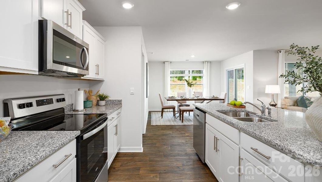 Furnished interior view inside a new home in Cline Village, Conover (Image 4).