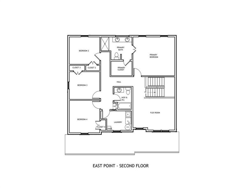 2D floor plan layout of this home in , Austell, GA (Image 3).
