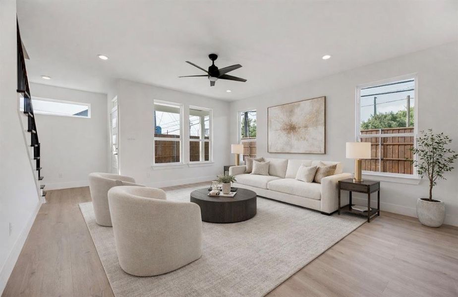 Furnished interior view inside a new home in , Irving (Image 13). Furnished interior view inside a new home in , Irving (Image 13).