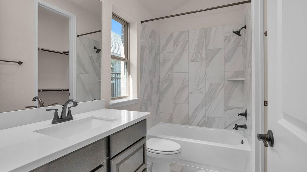 Furnished interior view inside a new home in Marvida 55' - Gated, Cypress (Image 6).