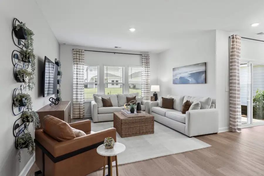 Furnished interior view inside a new home in Waterside - Coastline Series, Longs (Image 2).