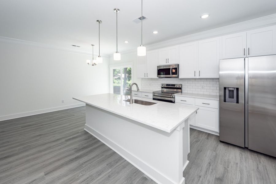 Furnished interior view inside a new home in , North Charleston (Image 11).