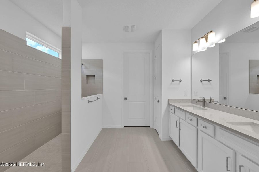 Furnished interior view inside a new home in Del Webb Nocatee, Ponte Vedra (Image 9). Furnished interior view inside a new home in Del Webb Nocatee, Ponte Vedra (Image 9).