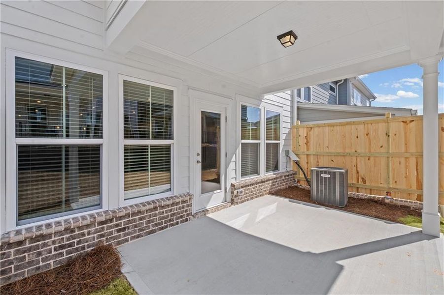 Exterior details and patio area of a home in Adler Springs, Powder Springs (Image 3).