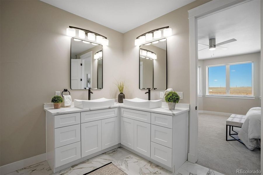 Furnished interior view inside a new home in , Hudson (Image 10).