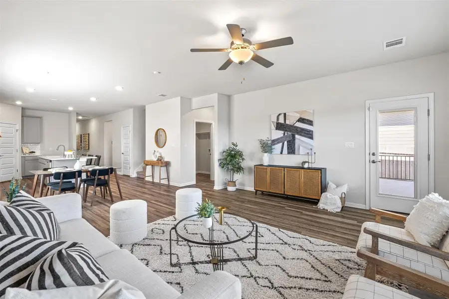 Furnished interior view inside a new home in , Dripping Springs (Image 9). Furnished interior view inside a new home in , Dripping Springs (Image 9).