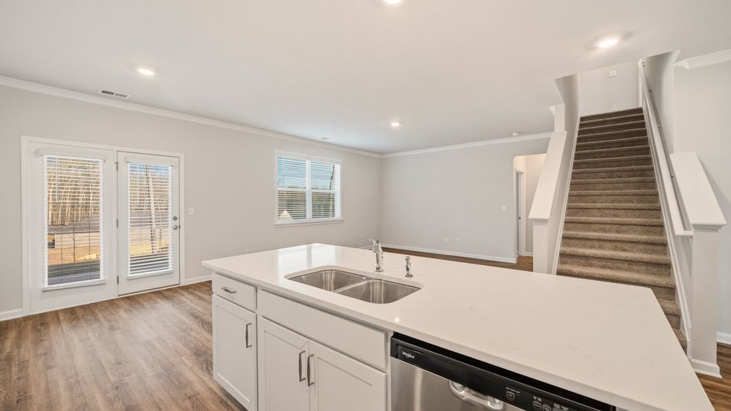 Furnished interior view inside a new home in Poplar Preserve, Newnan (Image 7).