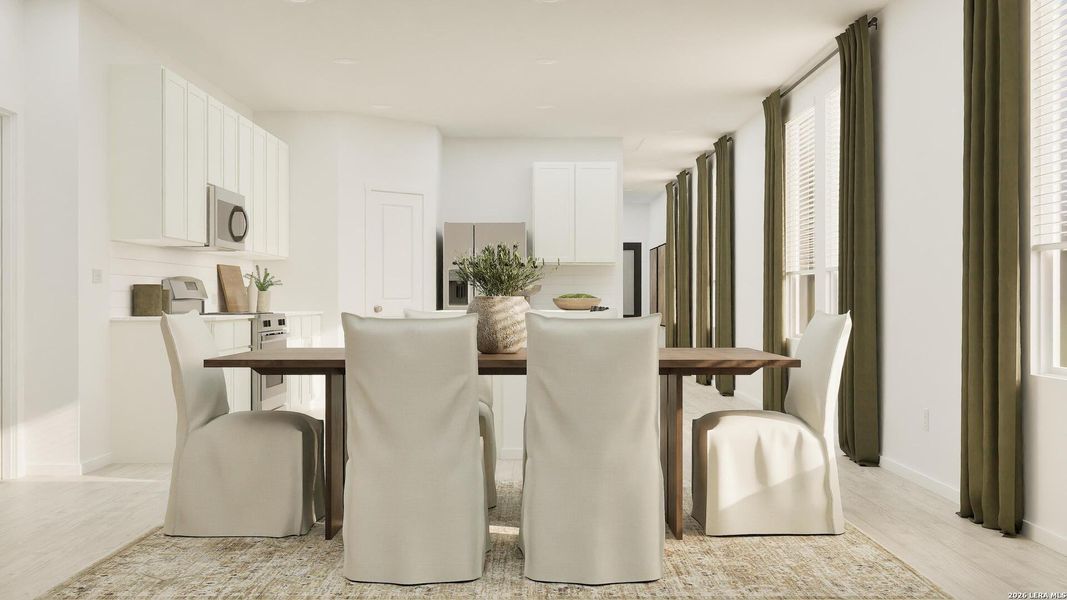 Furnished interior view inside a new home in Stone Garden, Elmendorf (Image 10). Furnished interior view inside a new home in Stone Garden, Elmendorf (Image 10).