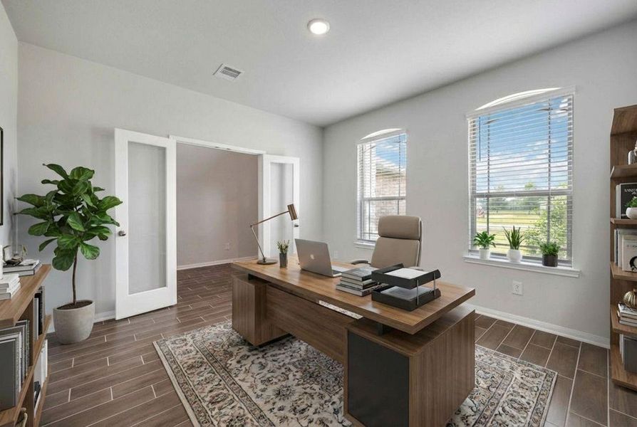 Virtual staged photo of home