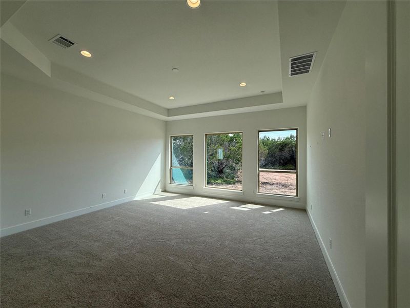 Spacious, unfurnished interior of a new home in ClearWater Ranch, Liberty Hill (Image 28). Spacious, unfurnished interior of a new home in ClearWater Ranch, Liberty Hill (Image 28).