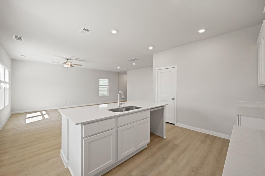Furnished interior view inside a new home in Northpark South, Porter (Image 3). Furnished interior view inside a new home in Northpark South, Porter (Image 3).
