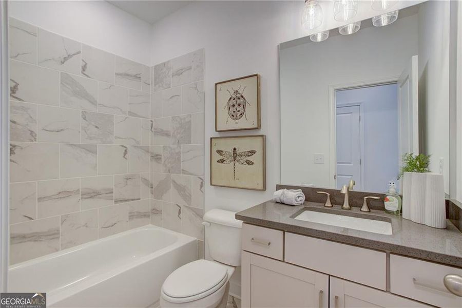 Furnished interior view inside a new home in Promenade Ridge, Marietta (Image 25).