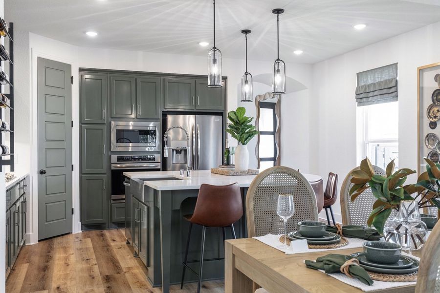Representative Kitchen/Family Room - some options shown