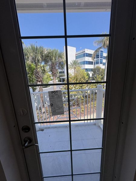 Primary Balcony Door