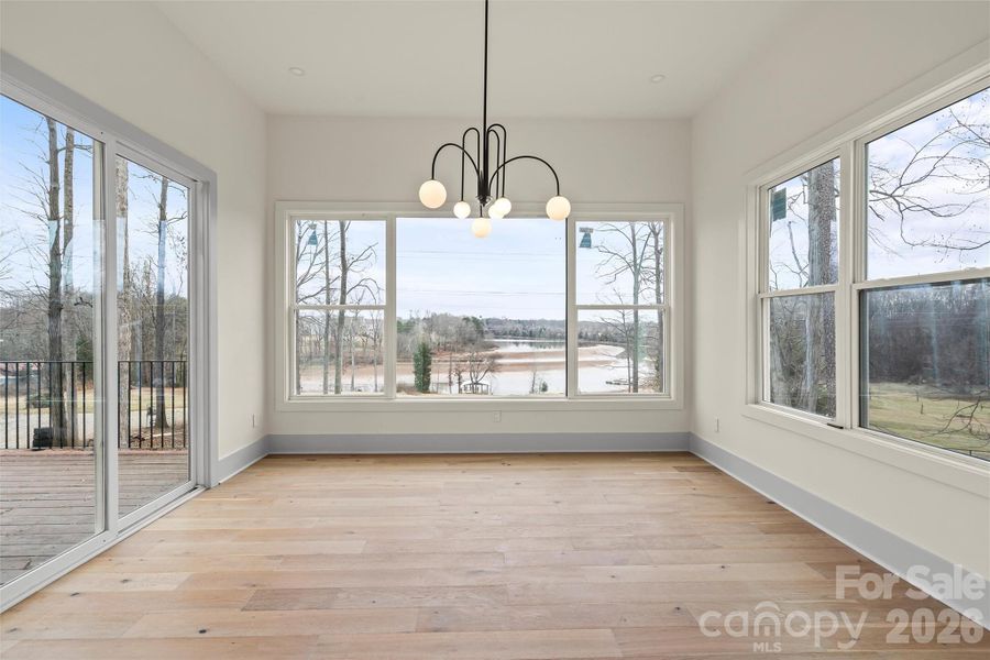 Second Dining/Nook Overlooking Lake Norman