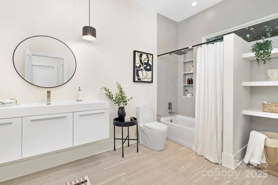 Furnished interior view inside a new home in , Charlotte (Image 33).