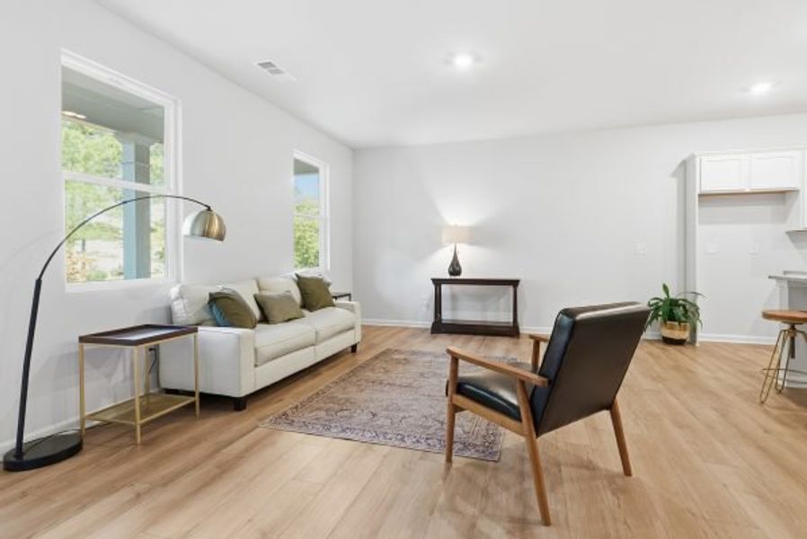 Representative furnished interior of a home built from the Orchard by Piedmont Residential in Villages at Cedar Hill, Dallas (Image 38).