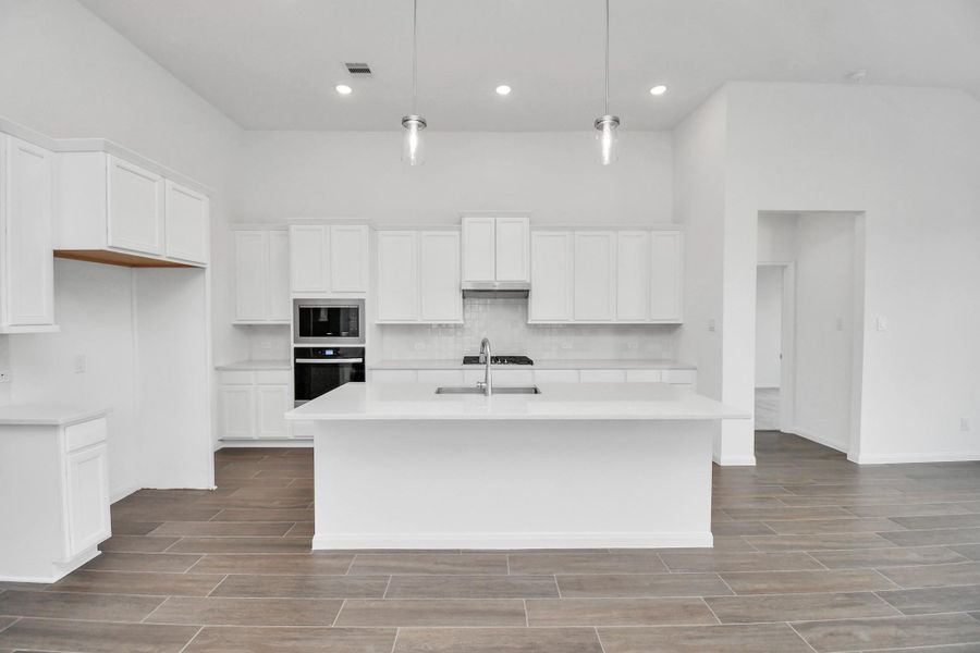 Furnished interior view inside a new home in 50' Traditional Homes at Elyson, Katy (Image 15).