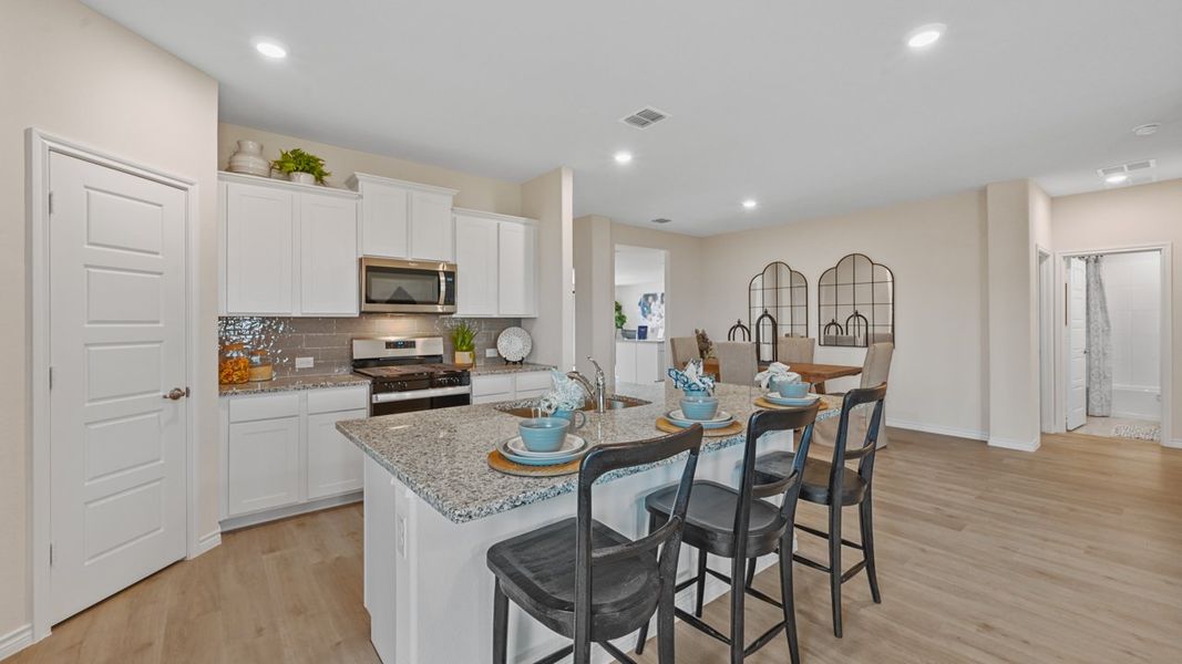 Furnished interior view inside a new home in Trailstone, Caddo Mills (Image 6). Furnished interior view inside a new home in Trailstone, Caddo Mills (Image 6).