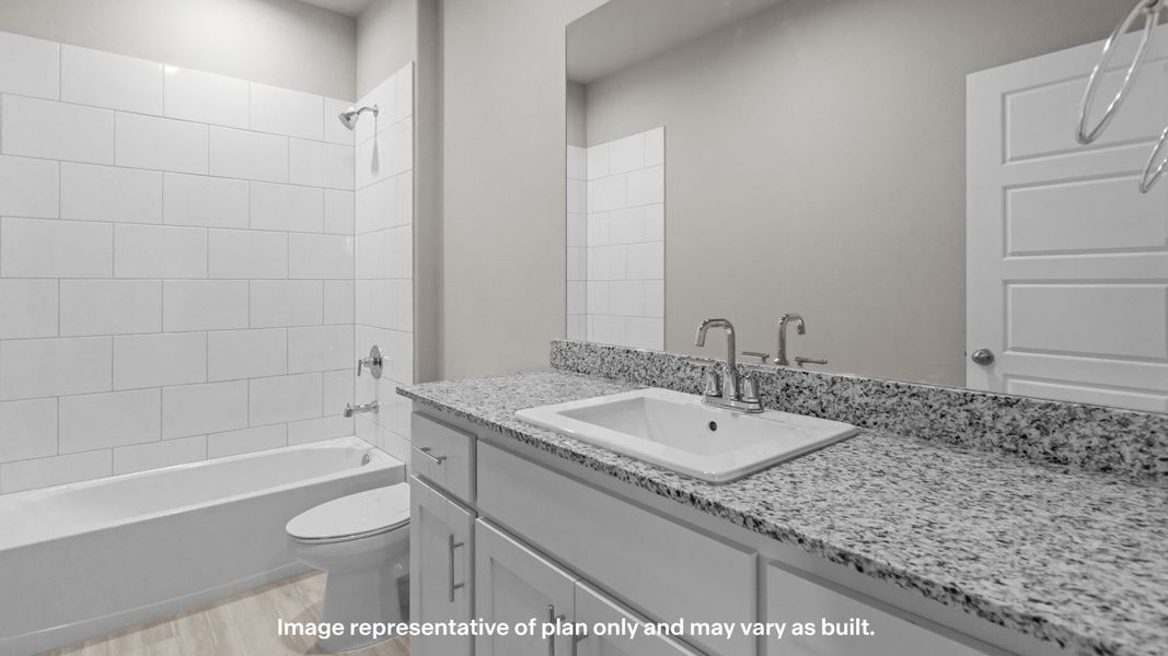 Furnished interior view inside a new home in Homestead at Parks Bell Ranch, Odessa (Image 9).
