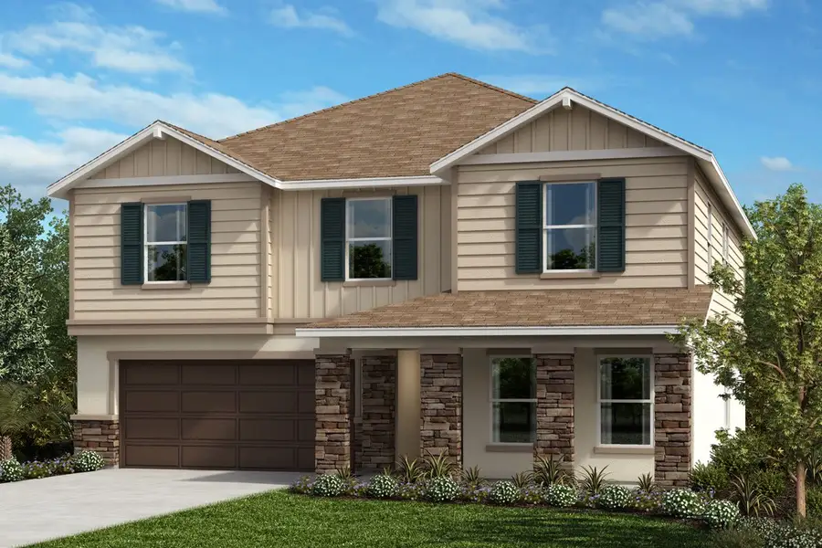 Exterior H with optional stone Exterior H with optional stone