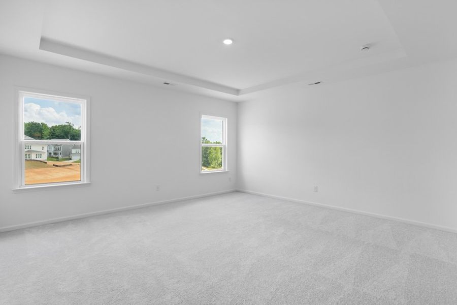 Representative unfurnished interior of a home built from the Leland by Taylor Morrison in Stafford at Langtree, Mooresville (Image 18).