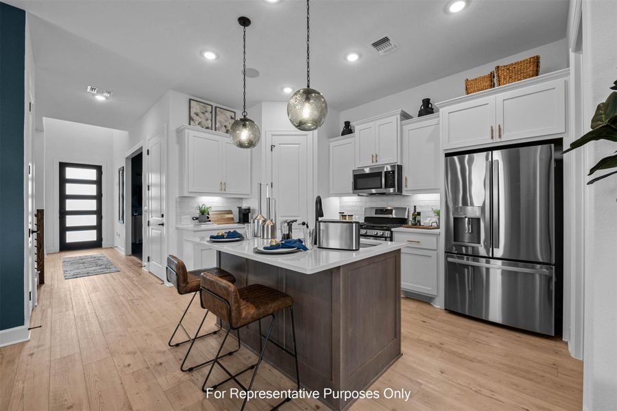 Furnished interior view inside a new home in Estancia West, Manchaca (Image 2). Furnished interior view inside a new home in Estancia West, Manchaca (Image 2).