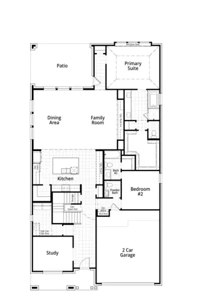 2D floor plan layout of this home in Landmark, Denton, TX (Image 4). 2D floor plan layout of this home in Landmark, Denton, TX (Image 4).