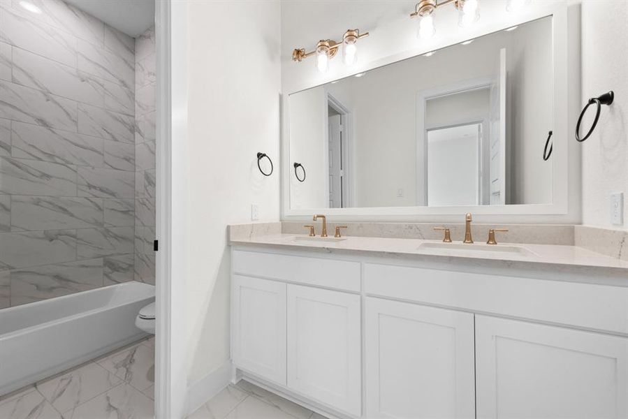 Furnished interior view inside a new home in King Crossing Estates, Van Alstyne (Image 7).