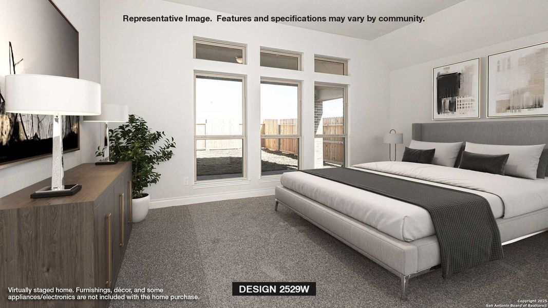 Furnished interior view inside a new home in Meadows Of Mill Creek 50', Seguin (Image 18). Furnished interior view inside a new home in Meadows Of Mill Creek 50', Seguin (Image 18).