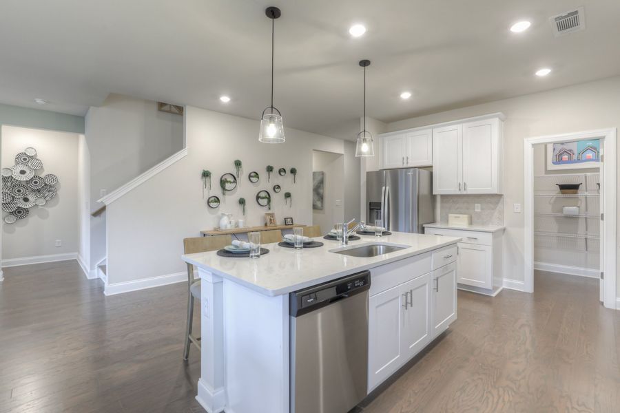 Skip takeout and cook dinner in the well-appointed kitchen.