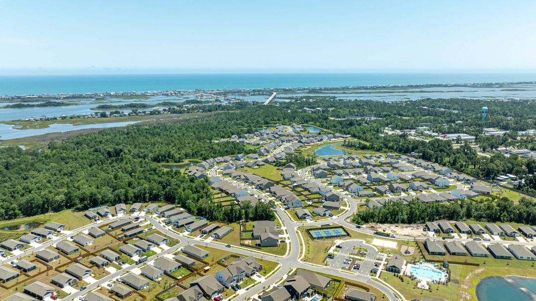 Image 34 representing the Pearson by D.R. Horton in Waterside Townhomes, Surf City, NC.