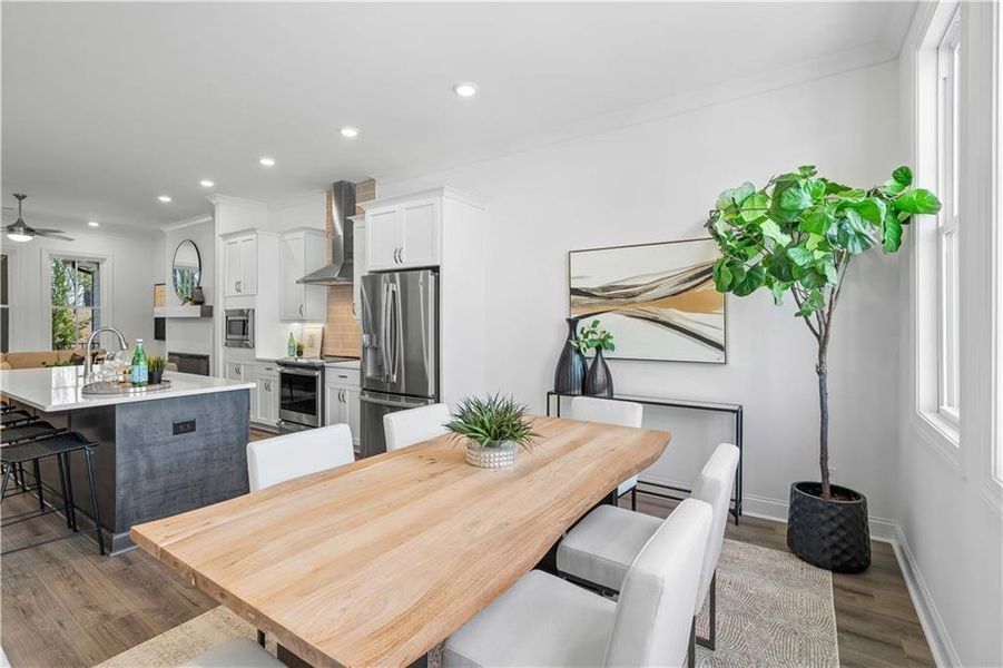 Furnished interior view inside a new home in Waterside Condos, Peachtree Corners (Image 30).